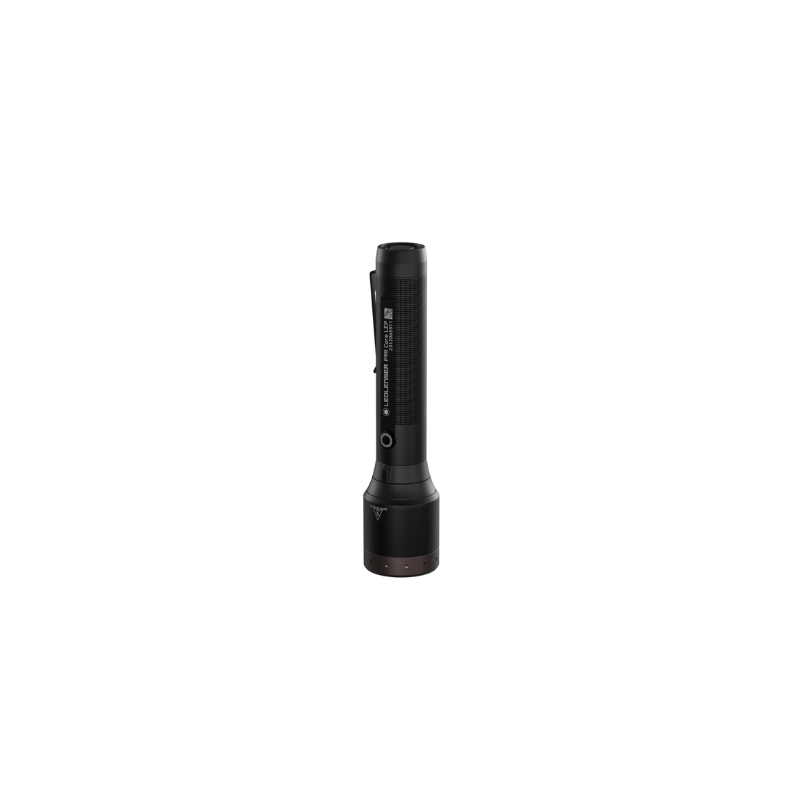 Die Ledlenser P9R Signature ist eine leistungsstarke, wiederaufladbare Taschenlampe mit einem robusten Aluminiumgehäuse. Der weiße Ladeindikator zeigt den aktuellen Ladezustand an. Mit ihrer hohen Leuchtkraft und langlebigen Batterie ist sie ideal für professionelle Anwender, Outdoor-Aktivitäten und den täglichen Gebrauch.