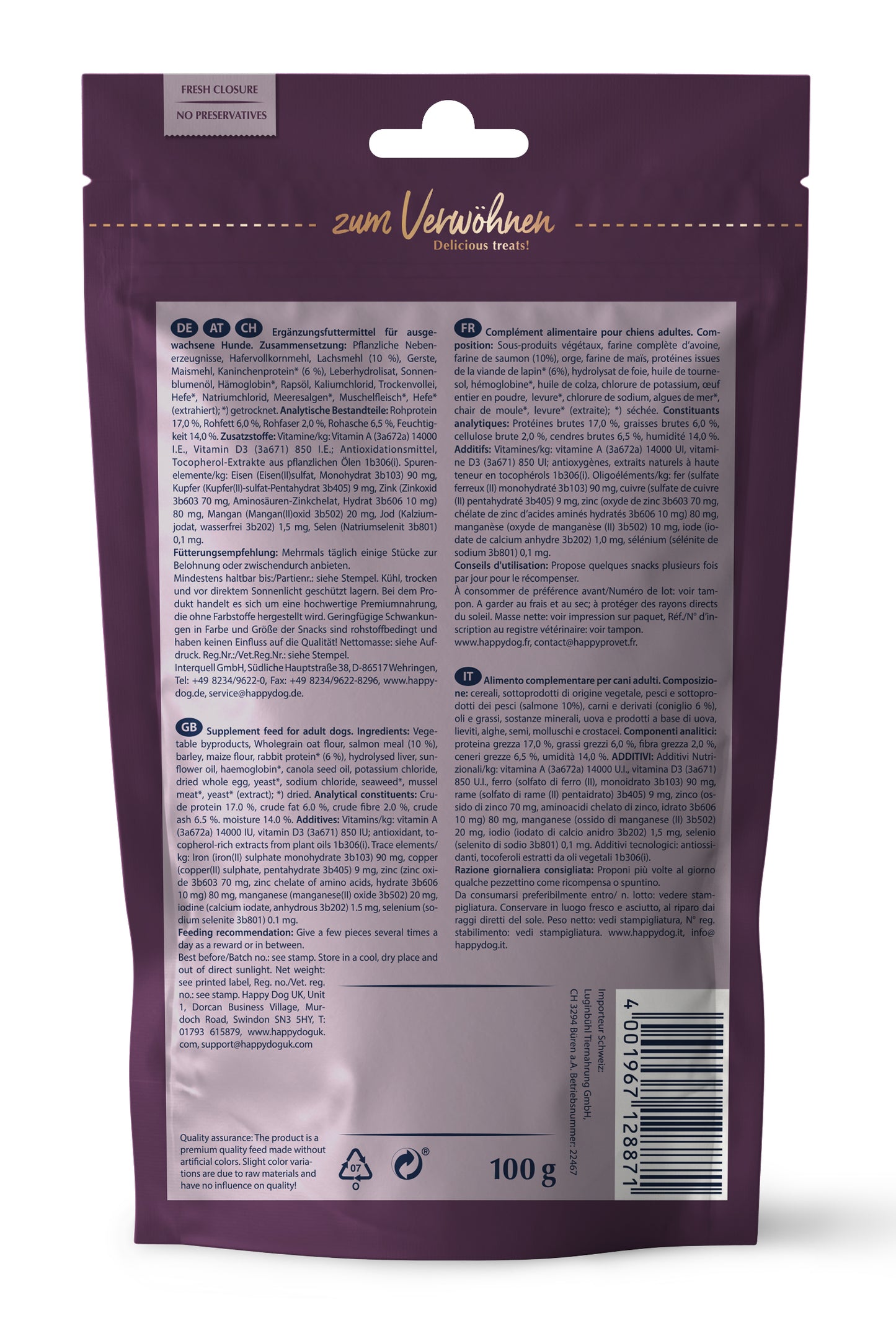 Happy Dog Soft Snack Ireland – Zarter Lamm-Genuss für sensible Feinschmecker!