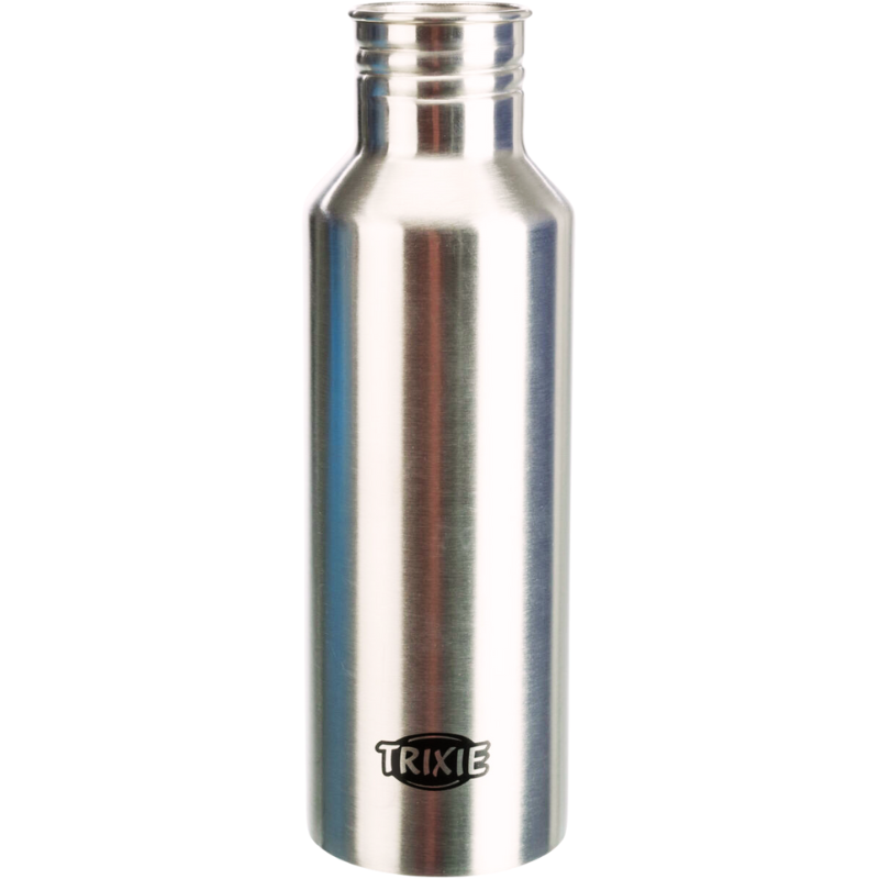 Flasche mit Trinknapf 750 ml – Praktische Lösung für die Wasserversorgung deines Hundes unterwegs!