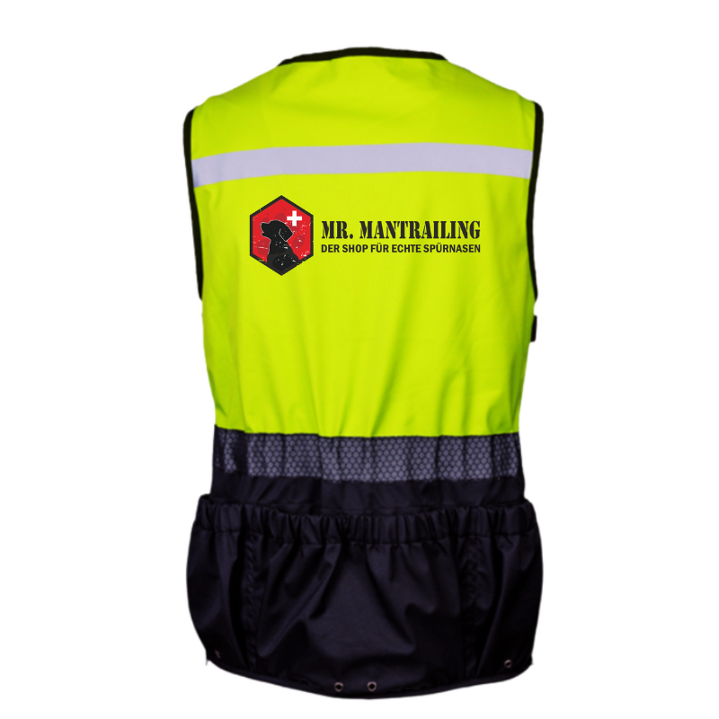 Mr. Mantrailing Logo Druck auf dem Rücken nicht Reflektierend 