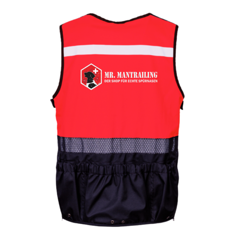Weste mit Mr. Mantrailing Logo Reflektierend